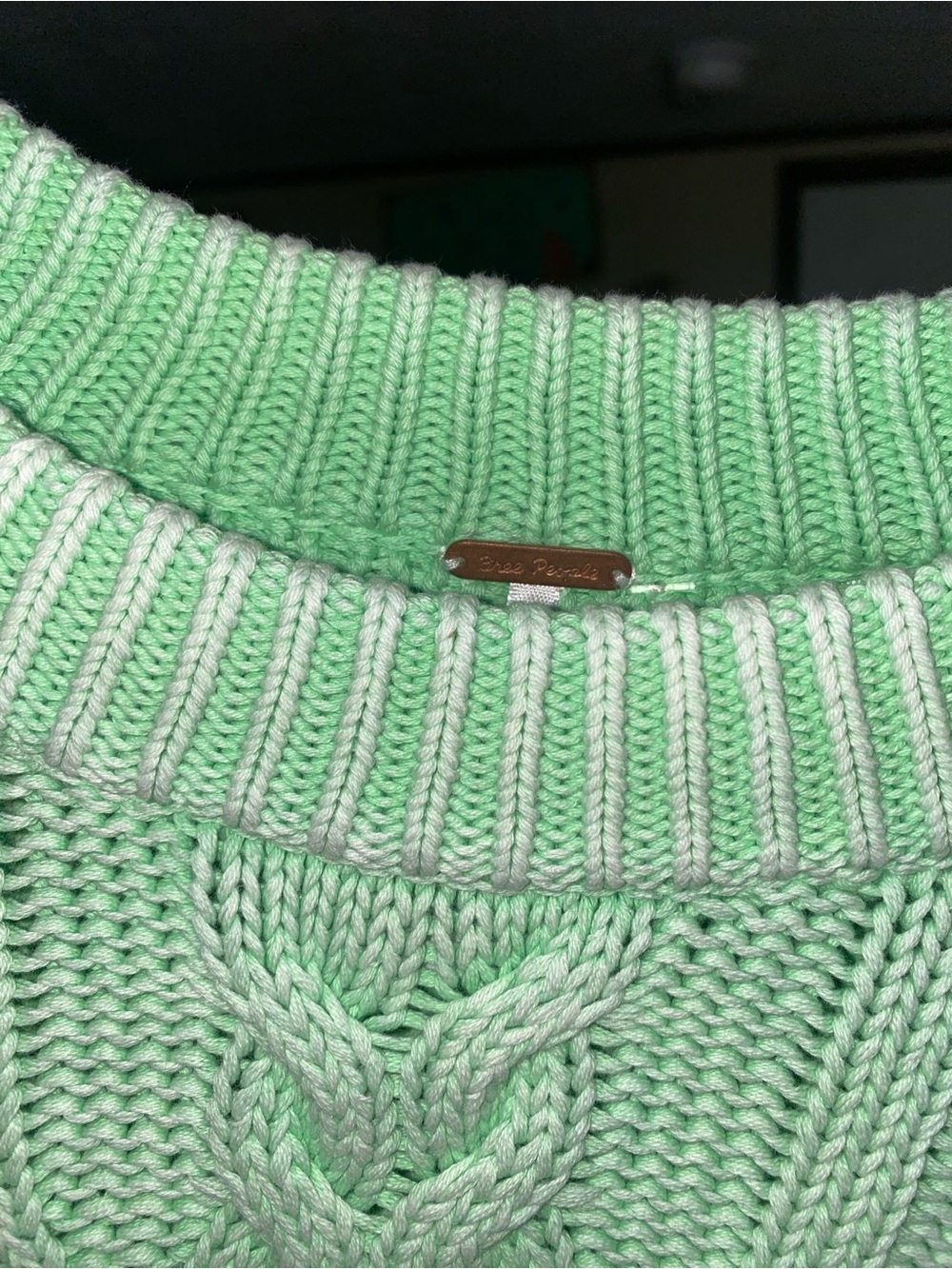 Free People Frankie Cable Knit Sweater - Picture 4 of 10